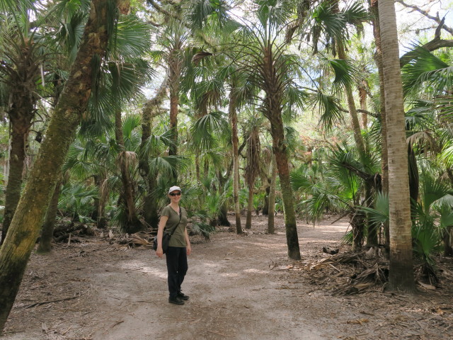 Sabine am Nature Walk im Myakka River State Park (12. Nov.)