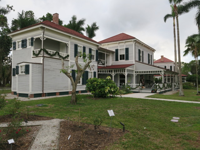 Edison-Haupthaus in Edison and Ford Winter Estates in Fort Myers (12. Nov.)