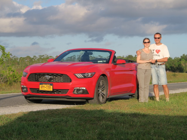 Sabine und ich im Everglades National Park (14. Nov.)