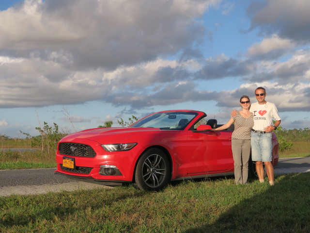 Sabine und ich im Everglades National Park (14. Nov.)