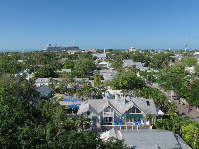 vom Key West Lighthouse Richtung Norden (15. Nov.)