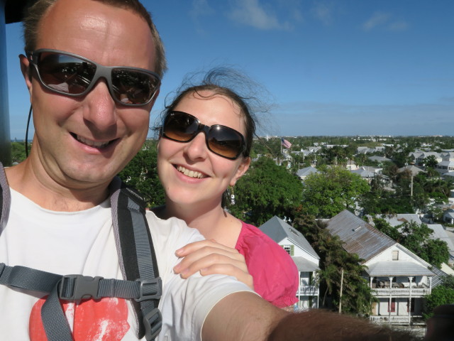 Ich und Sabine im Key West Lighthouse (15. Nov.)