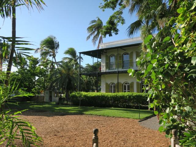 Ernest Hemingway House in Key West (15. Nov.)