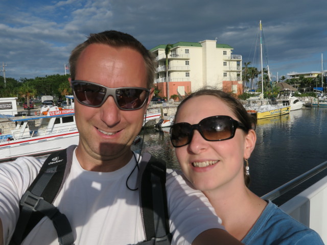 Ich und Sabine auf der Key Largo Princess 2 (16. Nov.)