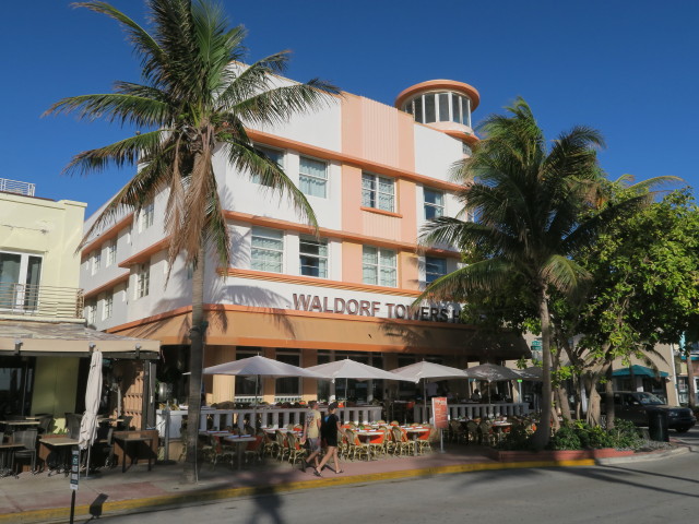 Waldorf Towers Hotel in Miami Beach (18. Nov.)