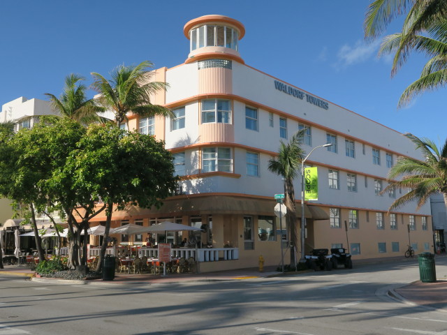 Waldorf Towers Hotel in Miami Beach (18. Nov.)