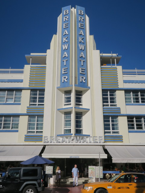 Hotel Breakwater in Miami Beach (18. Nov.)