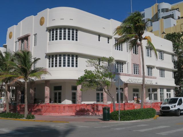 Cardozo Hotel in Miami Beach (18. Nov.)
