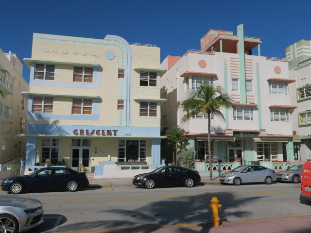 Crescent Resort und McAlpin in Miami Beach (18. Nov.)