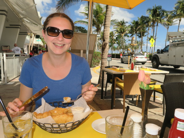 Sabine im Starlight Cafe in Miami Beach (18. Nov.)