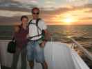 Sabine und ich auf der Key Largo Princess 2 (16. Nov.)