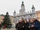 Oma, Roberto, Annamarie, Papa, Mama und ich am Marktplatz