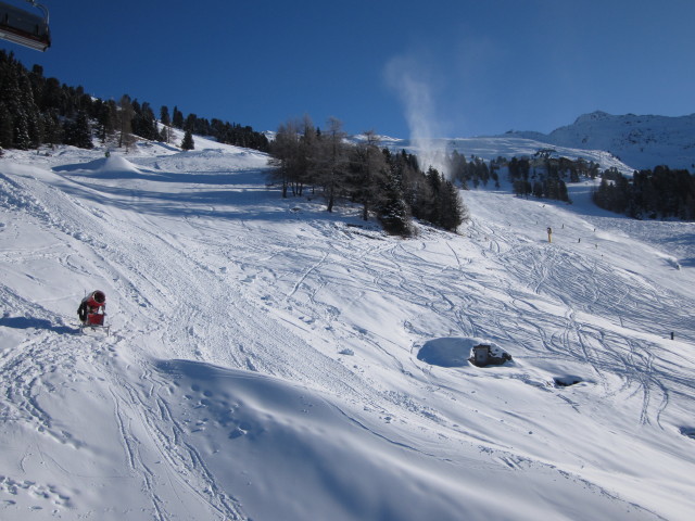 Niederjöchl-Abfahrt von der Panoramabahn aus