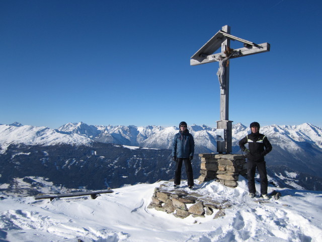 Ronald und ich am Sechszeiger, 2.392 m