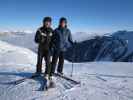 Ich und Ronald bei der Bergstation der Panoramabahn, 2.370 m