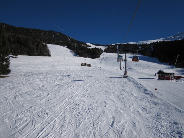 Tal-Abfahrt von der Hochzeigerbahn aus