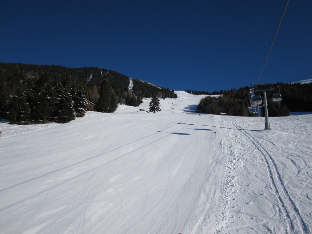 Tal-Abfahrt von der Hochzeigerbahn aus