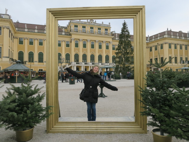 Sabine am Kultur- und Weihnachtsmarkt