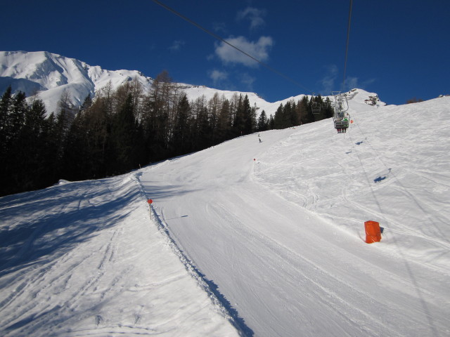 Alpjoch-Abfahrt von der Alpjoch-Bahn aus