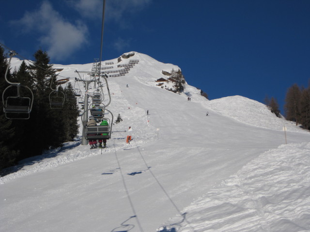 Alpjoch-Abfahrt von der Alpjoch-Bahn aus