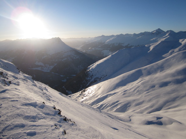 vom Tscheyegg Richtung Westen (13. J&auml;n.)