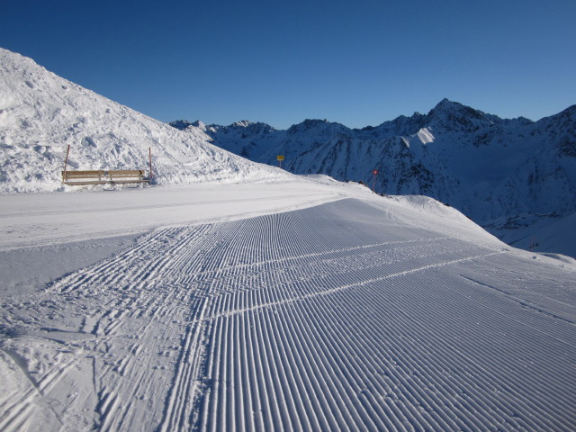 bei der Bergstation der Tscheyeckbahn, 2.662 m (14. J&auml;n.)