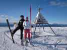 Ich und Larissa auf der Gerlitzen, 1.909 m