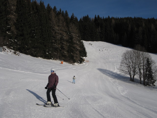 Sabine und Mama am Steilhang