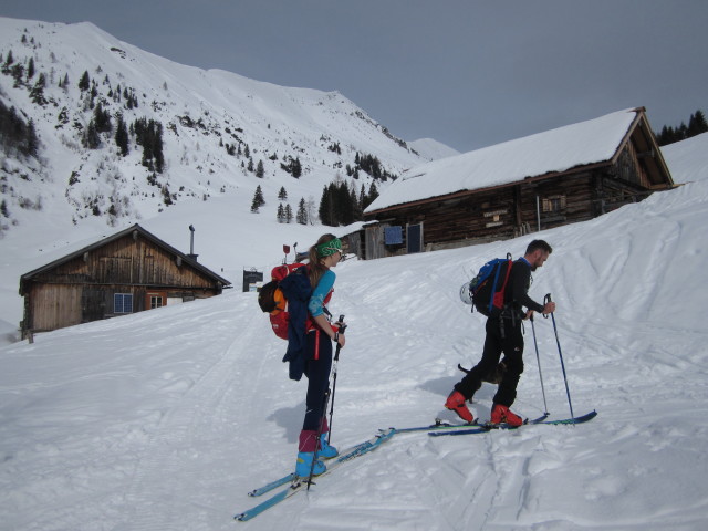 Claudia und Marek auf der Rinnbergalm, 1.244 m