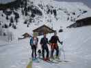 Claudia, Marek und ich auf der Rinnbergalm, 1.244 m