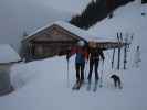 Marek und Claudia auf der Angerkaralm, 1.443 m