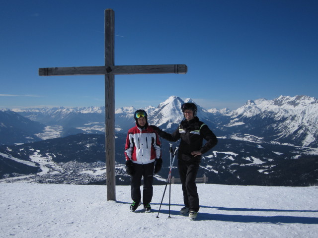 Stefan und ich am Seefelder Joch, 2.060 m