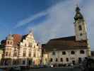 Rathaus und Stadtpfarrkirche St. Martin