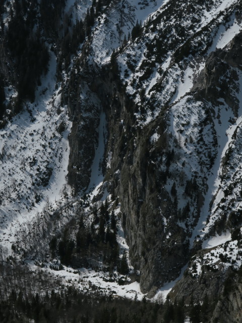 Königschusswand vom Haid-Klettersteig aus