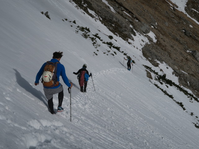 Christoph, Ursula und Josef in der Holzknechtschütt