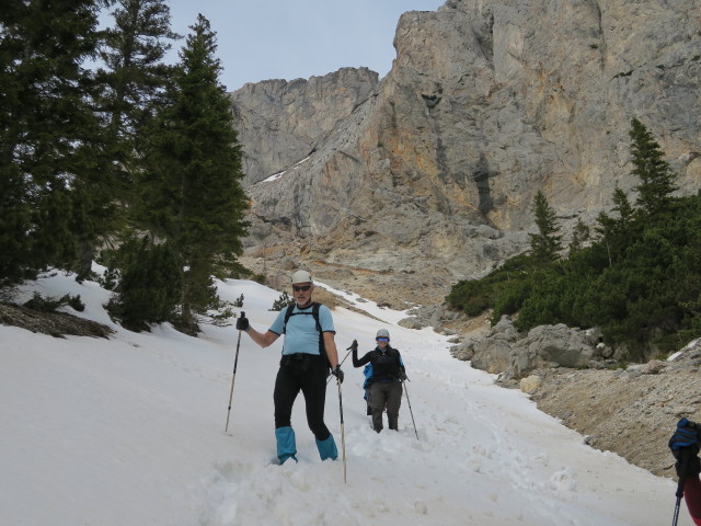 Josef und Ursula in der Holzknechtschütt