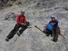 Haid-Klettersteig: Gerhard und Ursula beim Einstieg