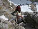 Haid-Klettersteig: Gerhard und Christoph zwischen Madonna und Ausstieg