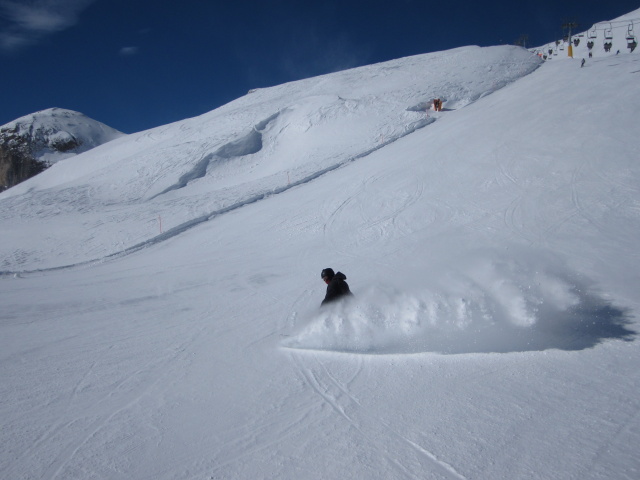 Markus auf der Piste 'Vallon' (21. März)