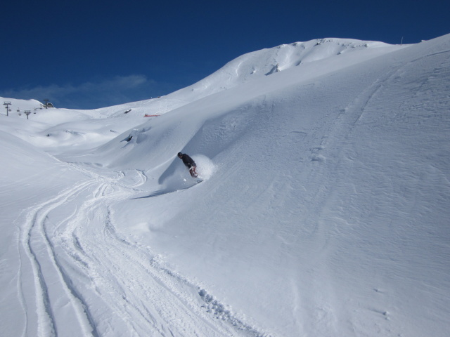 Markus neben der Piste 'Orsa Maggiore' (21. März)