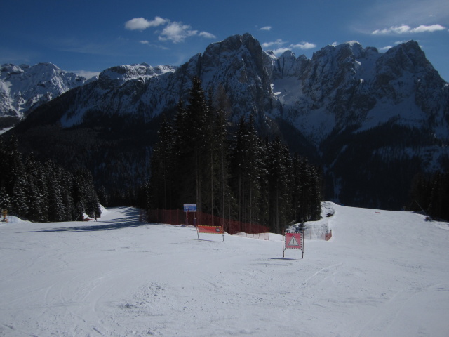 Piste 'Rientro Buffaure' und Piste 'Vulcano' (21. März)