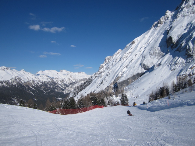Markus auf der Piste 'Alba - Ciampac' (21. März)
