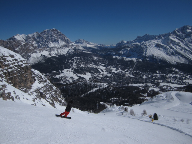 Markus auf der Piste 'Canalone' (22. März)