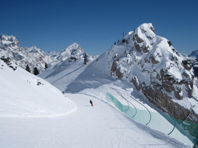 Markus auf der Piste 'Tofanina' (22. März)