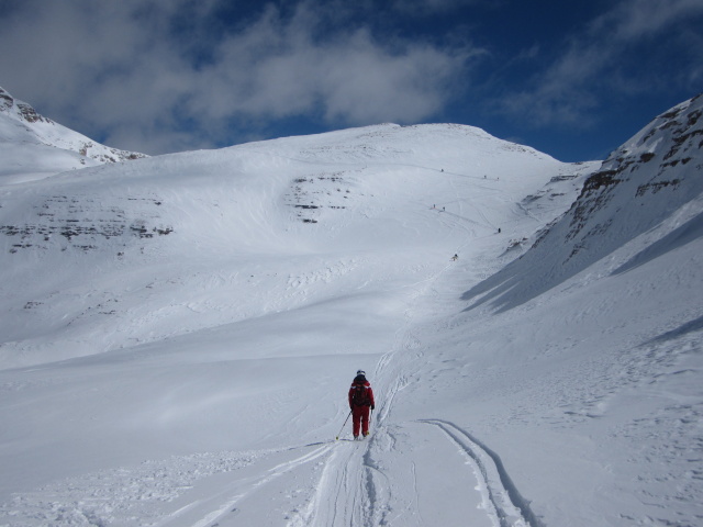 zwischen Forcella Pordoi und Bamberger Hütte (23. März)