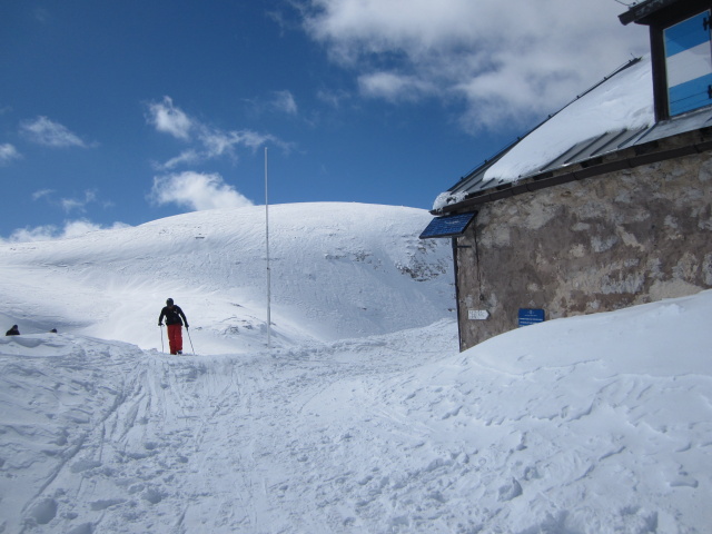 Markus bei der Bamberger Hütte, 2.871 m (23. März)