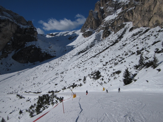 Markus auf der Piste 'Col Pradat' (23. März)