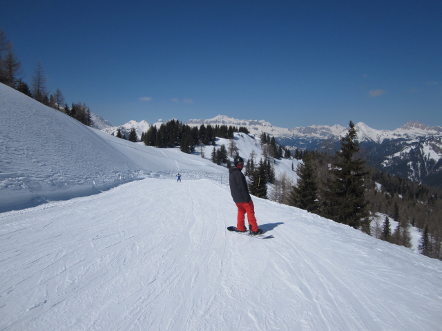 Markus auf der Piste 'Le Ciaune' (24. März)