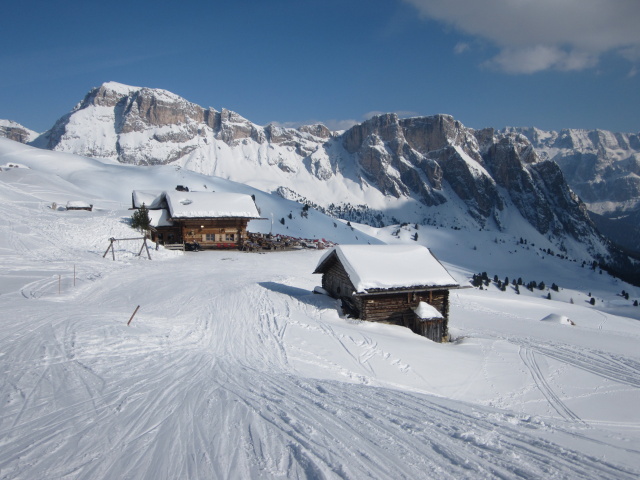 Trojerhütte, 2.250 m (25. März)