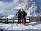 Ich und Markus am Ciampinoi, 2.254 m (18. März)